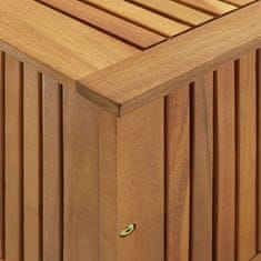 Greatstore Vrtna škatla za shranjevanje 90x50x106 cm trden akacijev les