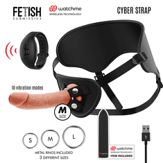 FETISH SUBMISSIVE STRAP-ON Cyber Remote Control With Watchme Teh (M)