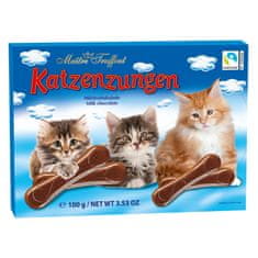 Maitre Truffout  Katzenzungen mačji čokoladni mlečni jeziki modri 100g
