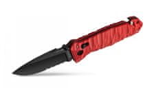 Terrerias Bonjean TB CAC S200 SERRATION MANCHE G10 nož, zložljiv, rdeč