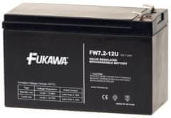 Fukawa svinčeno-kislinska baterija FW 7,2-12 F1U za UPS APC/ AEG/ EATON/ Powerware/ 12V/ 7,2 Ah/ življenjska doba 5 let/ Faston F1-4,7mm