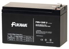 Fukawa svinčeva baterija FW 9-12 HRU za UPS APC/ AEG/ EATON/ Powerware/ 12V/ 9Ah/ 5 let/ Faston F2-6,3mm