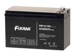 Fukawa svinčeno-kislinska baterija FW 7,2-12 F2U za UPS APC/ AEG/ EATON/ Powerware/ 12V/ 7,2 Ah/ življenjska doba 5 let/ Faston F2-6,3mm