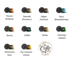 The Coffy Way Kavne kapsule ČAJ za kavni avtomat Nespresso (50 kapsul/50 pakiranj)