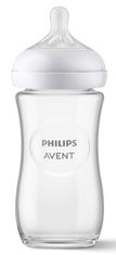 Philips Avent SCY933/01 steklena steklenička, 240 ml, Natural Response