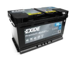 Exide Premium EA900 akumulator, 90 Ah, D+, 720 A(EN), 315 x 175 x 190 mm