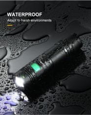 SupFire Supfire A2 LED svetilka za polnjenje Luminus SST-40-W 650lm, USB, Li-ion