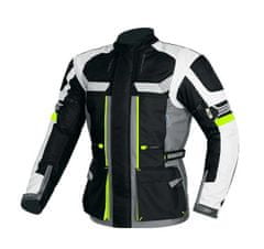 NF 2206 Tekstilna jakna dolga črna sivo zelena reflex S
