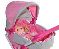 MILLY MALLY Alice Prestige Pink Otroški voziček za lutke