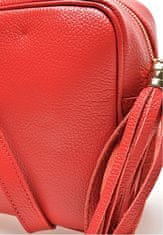 Carla Ferreri Ženska usnjena torba crossbody CF1773T Rosso