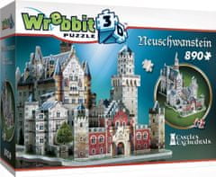 Wrebbit 3D sestavljanka Grad Neuschwanstein 890 kosov