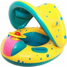 Plavalno kolo BABY - Čoln z zaščito pred soncem - plavalno kolo za otroke - model 2023