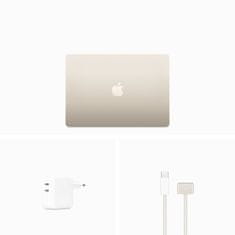 Apple MacBook Air 15 prenosnik, M2, 10C GPU, 8GB, SSD256GB, ZEE, Starlight (mqku3ze/a)