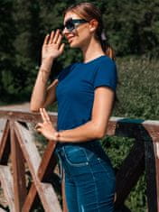 Deoti Ženska osnovna majica Meinrad temno modra XL