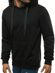 Ozonee Moški pulover s kapuco Rosas Črna XL