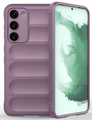 Onasi Wave ovitek za Galaxy S23 Ultra 5G, silikonski, vijoličen