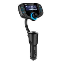 GOTEL Avtomobilski FM oddajnik LCD bluetooth 12-24V 2x USB Quick Charge 3.0