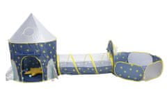Aga4Kids Otroški igralni šotor s plezalnim tunelom Galaxie