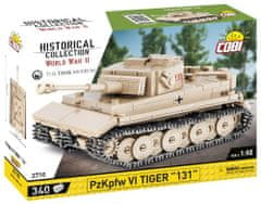 Cobi 2710 II. svetovna vojna PzKpfw VI Tiger 131, 1:48, 340 k