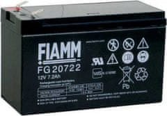 Fiamm FG20722 svinčen akumulator FG20722 • 12V 7,2Ah • AGM|VRLA • DXŠXV: 151x65x95 | Faston 6.3