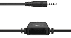 Canyon HSC-1 slušalke, z mikrofonom, 2m, črne (CNS-CHSC1B)
