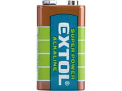 Extol Energy Alkalne baterije, 1ks, 9V (6LR61)