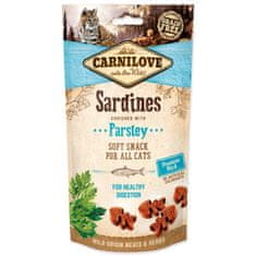 Carnilove CARNILOVE Cat Semi Moist Snack Sardine enriched with Parsley 50 g