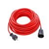 Munos Podaljševalni kabel BASIC PPS, 30 m / 230 V, rdeč