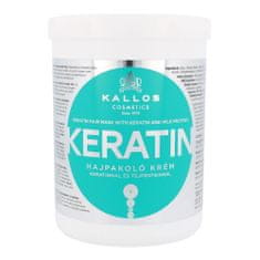 Kallos Keratin obnovitvena maska za lase s keratinom 1000 ml za ženske
