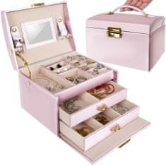 Beautylushh skrinjica / škatla za nakit - roza