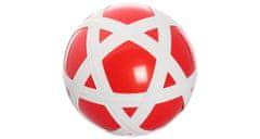 E-Jet Sport Multipack 2ks Cross Ball gumijasta žoga rdeče-bela