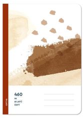 Optys Šolski zvezek 460 woodless clean - čokolada
