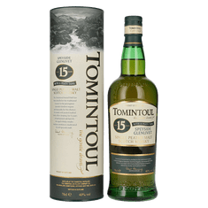 Tomintoul Škotski Whisky 15 Peaty Tang + GB 0,7 l