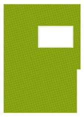 Optys Refill za študente. posebna, kvadratna, 50 listov - zelena