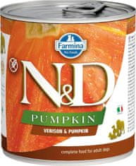 N&D PUMPKIN Pes cons. Zverina in buče 285 g