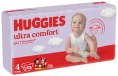 Huggies Ultra Comfort 4 Jumbo plenice, 50 kosov