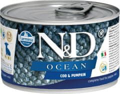 N&D OCEAN Dog cons. Cod & Pumpkin Puppy Mini 140 g