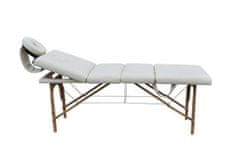 BELT 4-delna prenosna masažna miza - krem