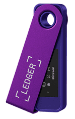 Ledger Nano S Plus denarnica za Bitcoin in druge kriptovalute, vijolična