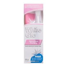 White Glo Sensitive Forte + Set belilna zobna pasta 100 ml + zobna ščetka 1 kos + medzobna zobna ščetka 8 kos