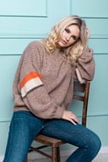PeeKaBoo Klasičen ženski pulover Yozyur kapučino Universal