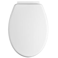 Univerzalna WC deska mehko zapiranje bela