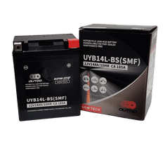 Outdo UYB14L-BS(SMF) akumulator za motor YB14L-A2 • 12V 14Ah • DXŠXV: 132x89x164 • CCA 185 A