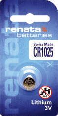Renata CR1025 litijeva gumb baterija CR1025 • 3 V | Lithium
