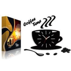 ModernClock Čas za kavo Skodelica Satin Wall Clock