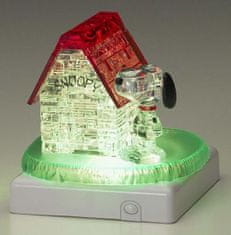HCM Kinzel 3D kristalna sestavljanka Snoopy in hiša 50 kosov