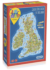 Gibsons Izobraževalna sestavljanka Zemljevid Velike Britanije in Irske 150 kosov