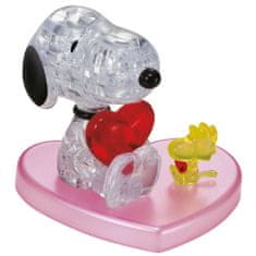 HCM Kinzel 3D kristalna sestavljanka Snoopy in Love 34 kosov
