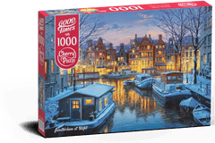Cherry Pazzi Puzzle - Amsterdam ponoči 1000 kosov