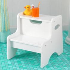 KidKraft Leseni stolček bele barve
